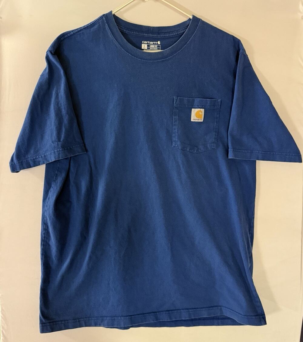 Carhartt K87 Loose Fit Pocket Tee Blue Men’s L Tall A112